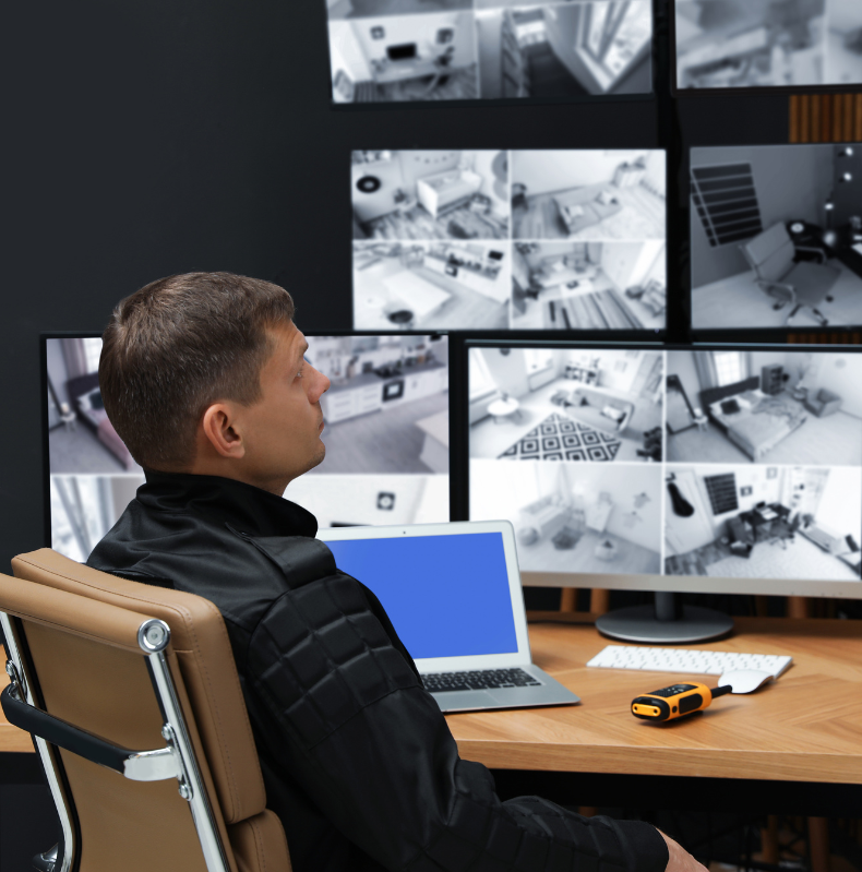 Central de monitoramento e tecnologia tática